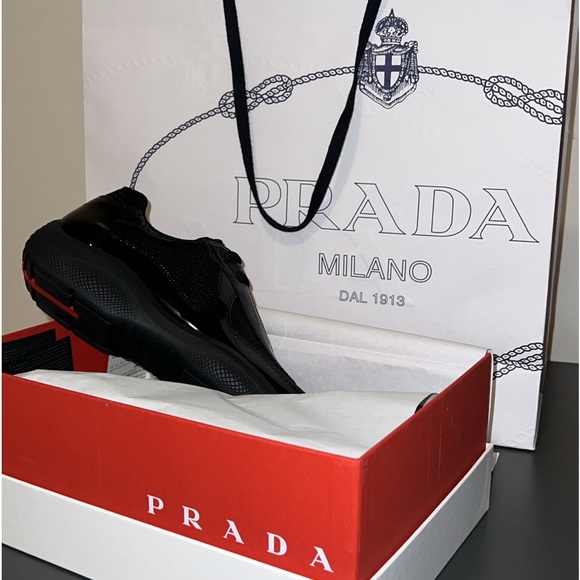 Men’s Prada American Cup Sneakers - Picture 3 of 6